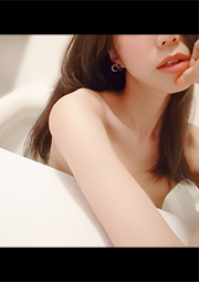 敏感モデルスレンダー美女